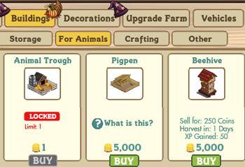 beehive, Bienenkorb FarmVille
