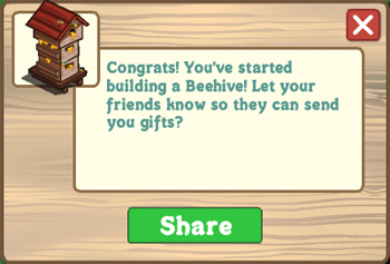 beehive, Bienenkorb FarmVille