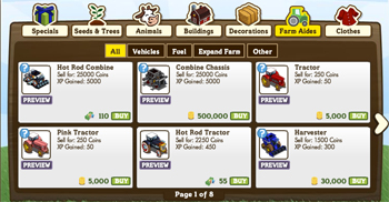 FarmVille Farm Aides, Farm Helfer