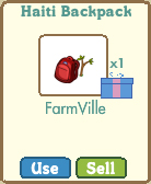 FarmVille Haiti backpack