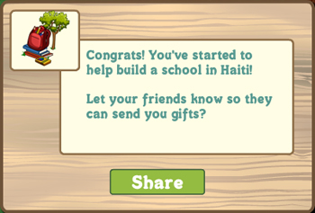 FarmVille Haiti backpack