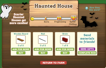 FarmVille Hounted House Halloween