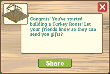 Turkey Roost Truthahn Stall