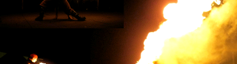 Feuerspektakel auf dem Mera Luna Mittelaltermarkt 2011