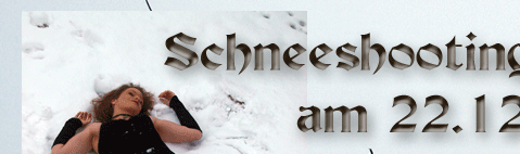 Shooting im Schnee