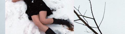 Shooting im Schnee