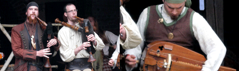 Die Gruppe Trittfest auf dem 07. Ritterfest auf Burg Vondern 2011