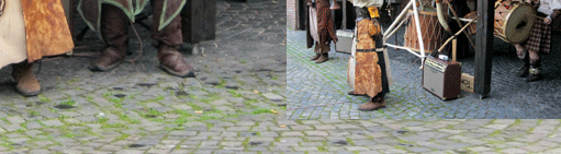 Die Gruppe Trittfest auf dem 07. Ritterfest auf Burg Vondern 2011