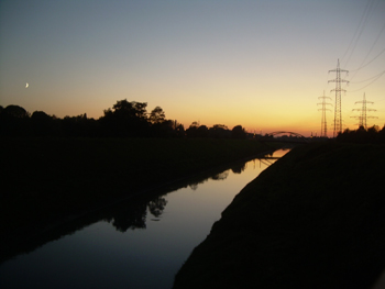 Emscher am Abend